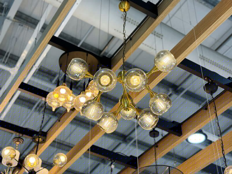 Chandelier Bulb Installation